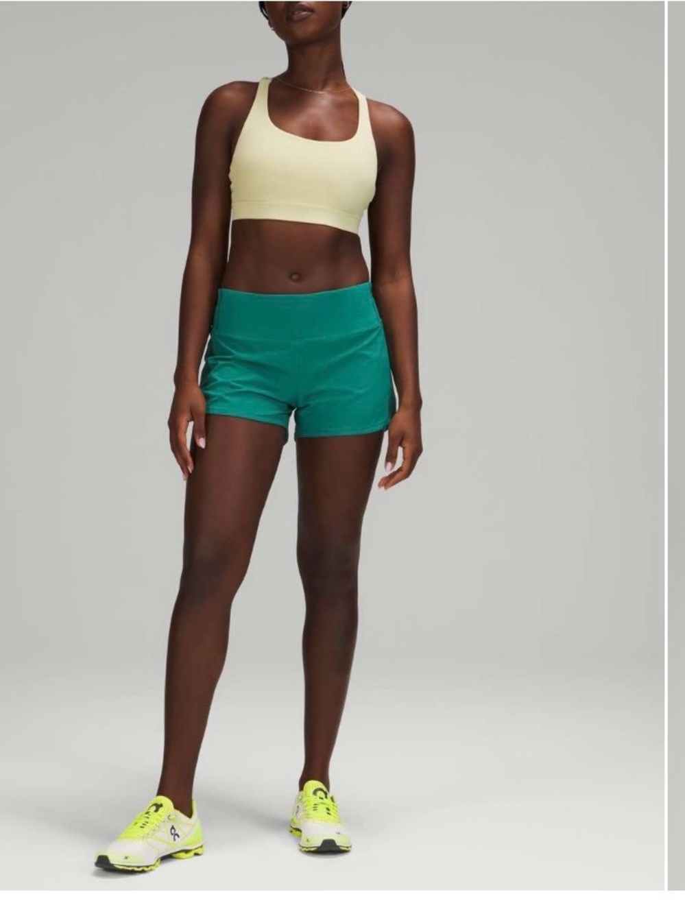 Lululemon Speed Up Mid-Rise Short 4" in Teal Lagoon Size 14